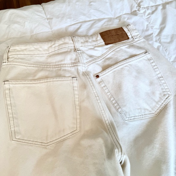H&M Straight Leg Jeans in Off-White - Picture 3 of 5
